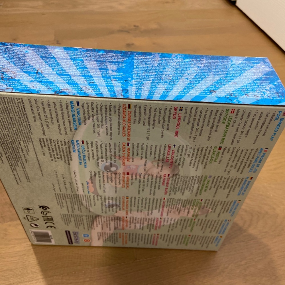 Bestway Inflatable Green Pool with Shade - Picture 3 of 6